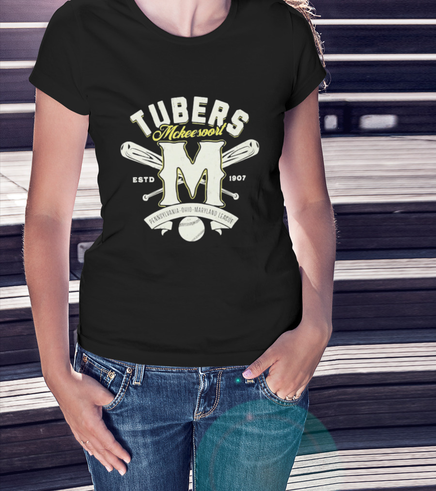 Tubers McKeesport Pennsylvania Ohio Maryland League Estd 1907 T-Shirt