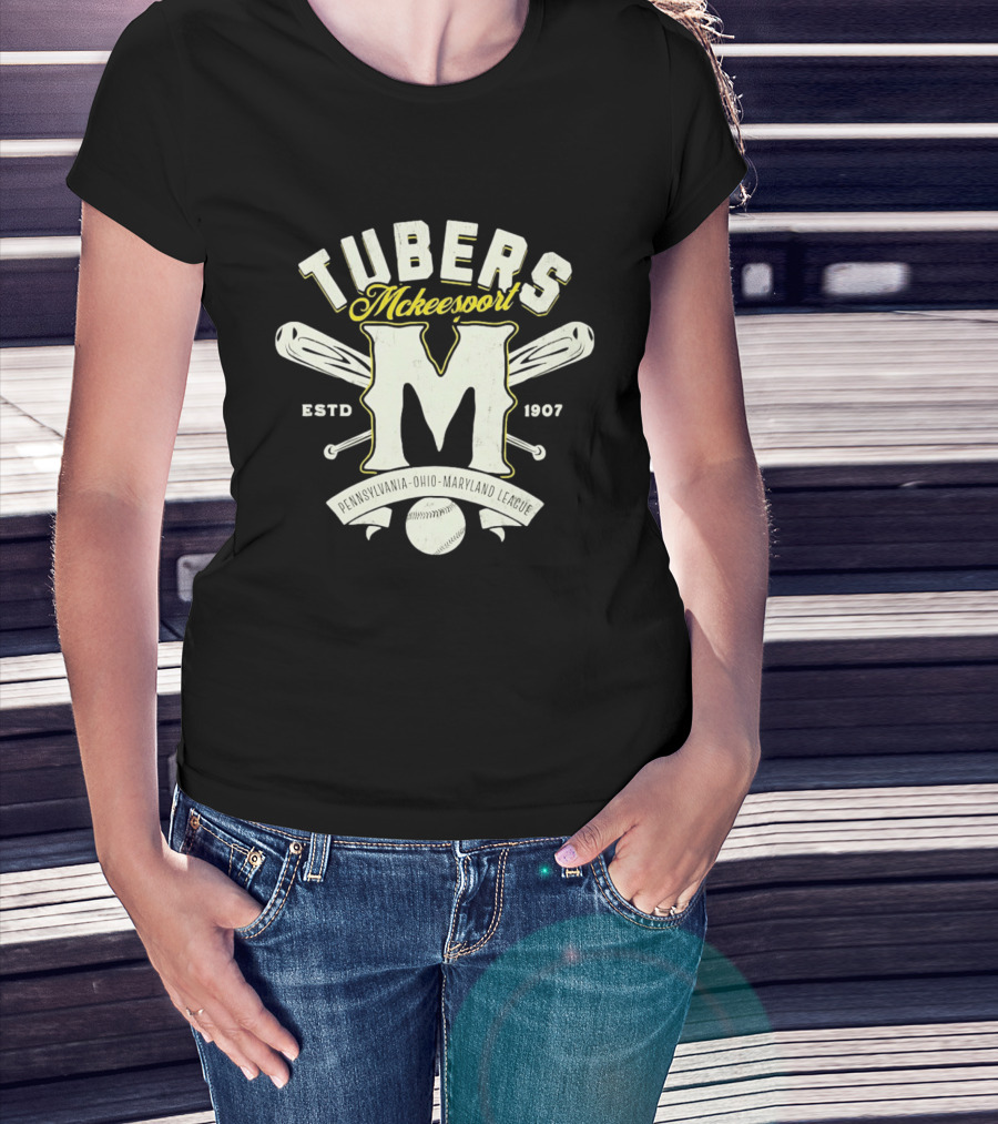 McKeesport Tubers Baseball Est 1907 Pennsylvania Ohio Maryland League T-Shirt