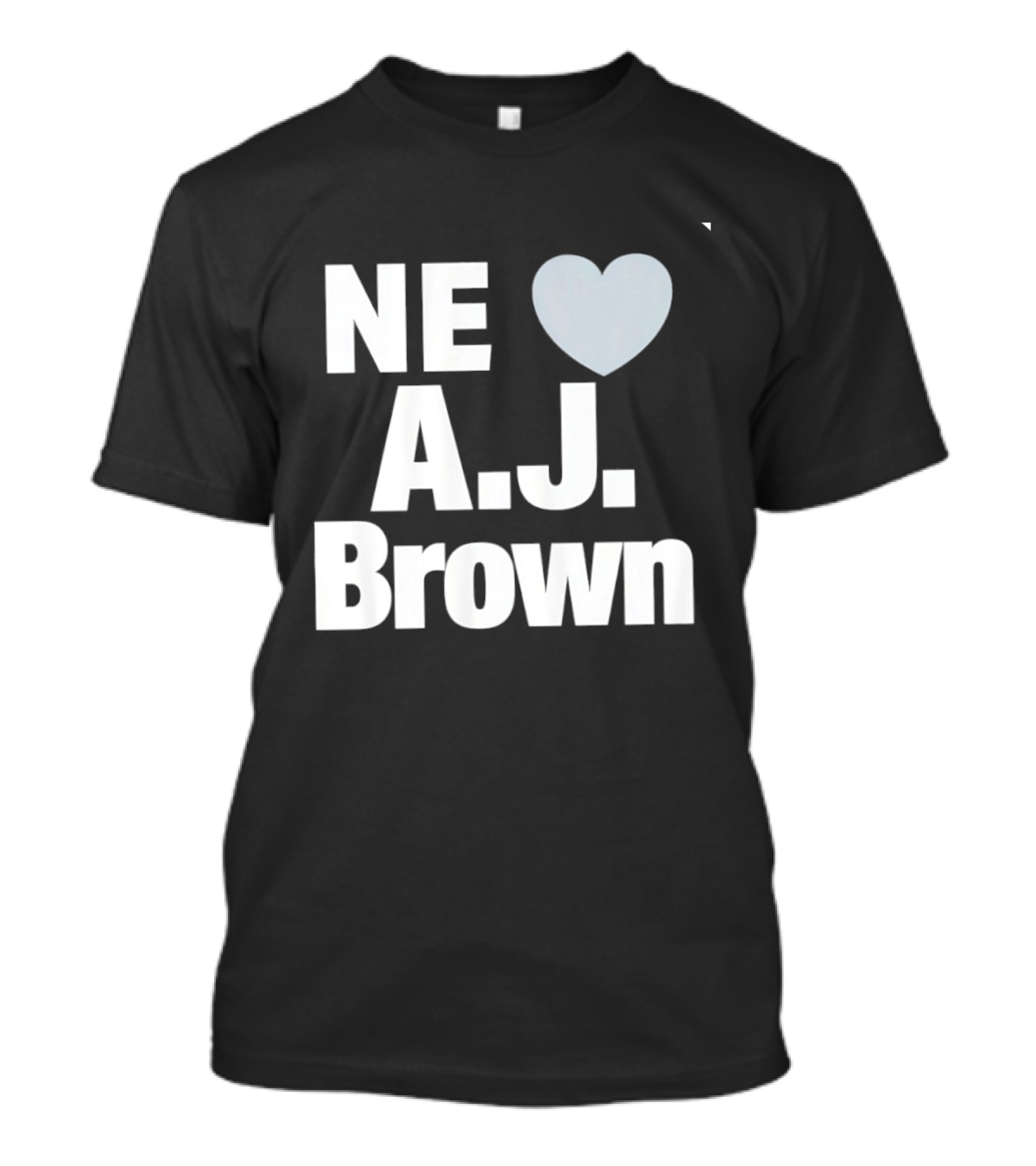 A.J. Brown NE Heart New England Football 2026 T-Shirt