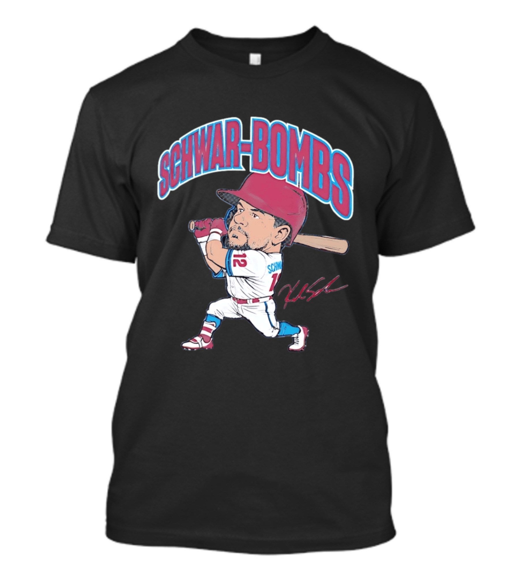 Philadelphia Phillies Kyle Schwarber Schwar Bombs Major League Baseball T-Shirt