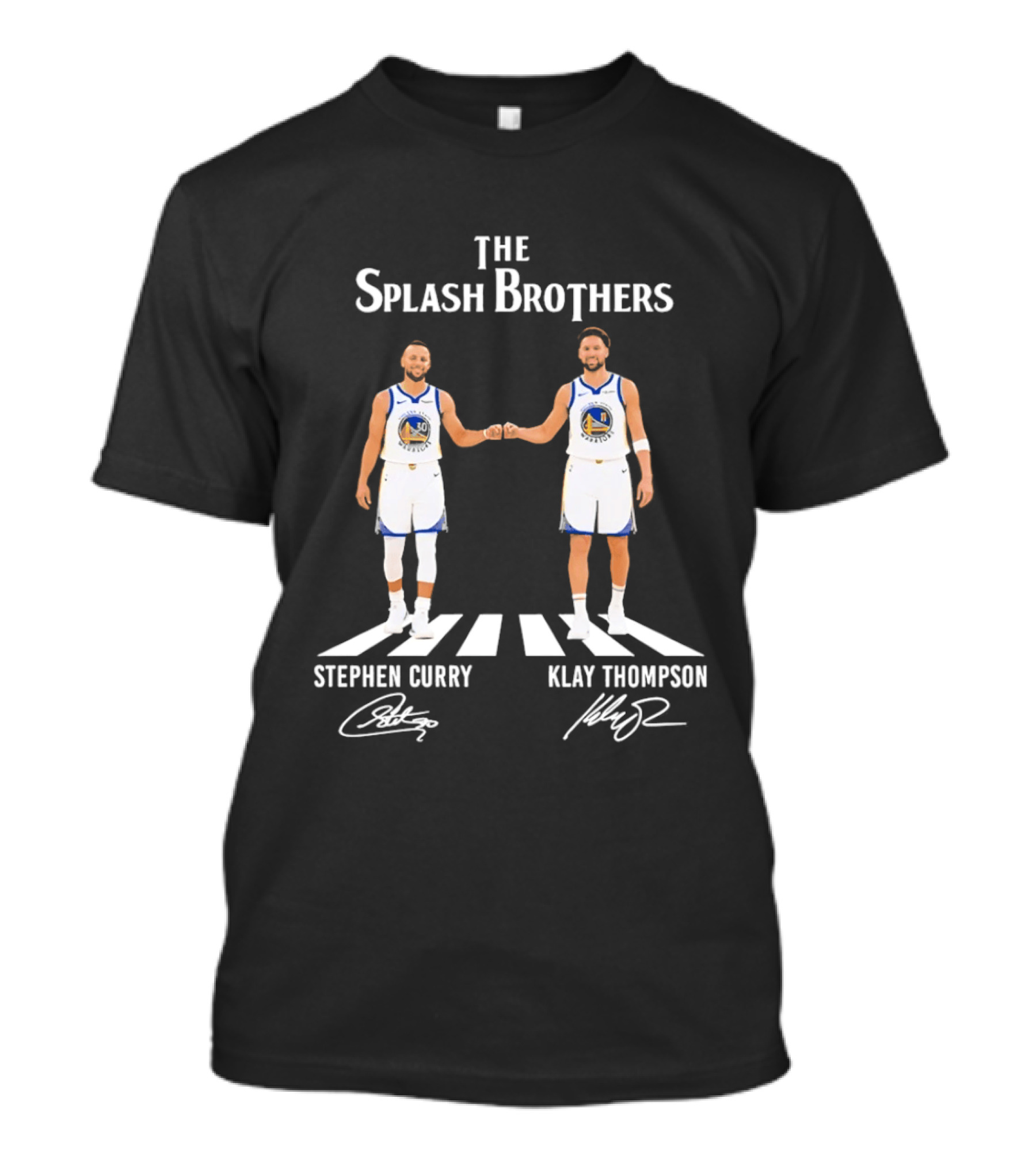 The Golden State Warriors The Splash Brothers Abbey Road T-Shirt