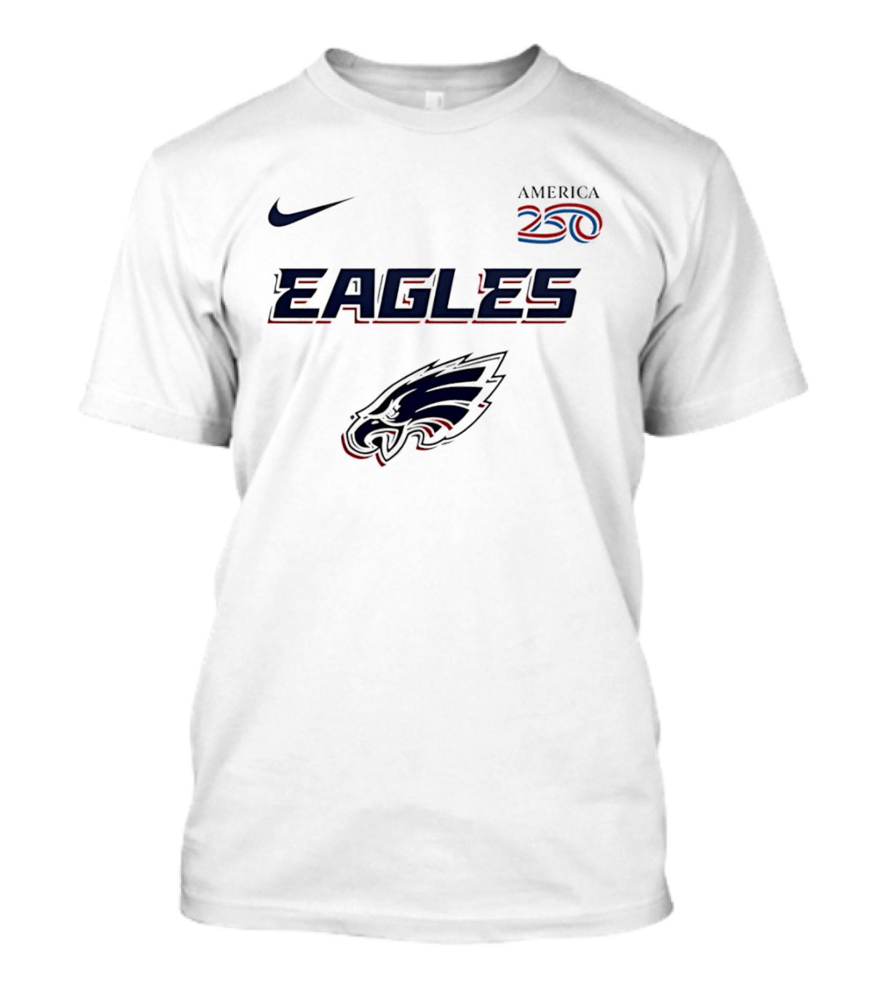 Nike America 250 Eagles Philadelphia Football T-Shirt