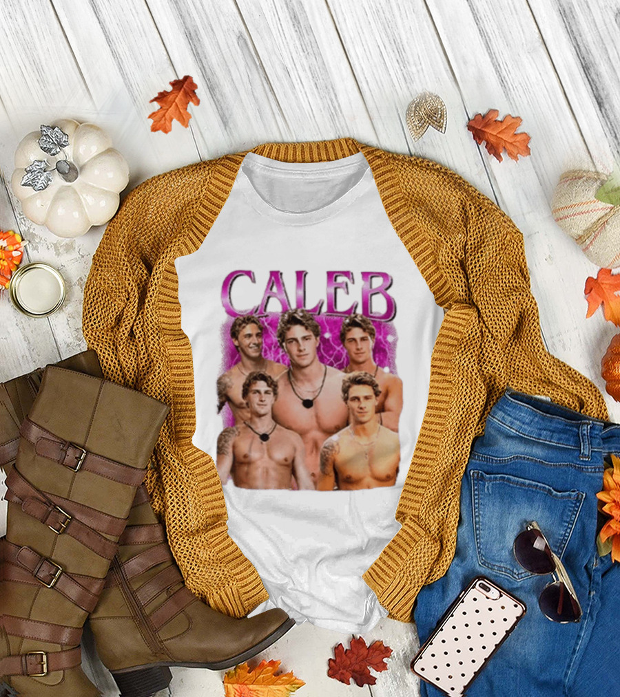 Caleb Love Island USA Reality TV Collage T-Shirt