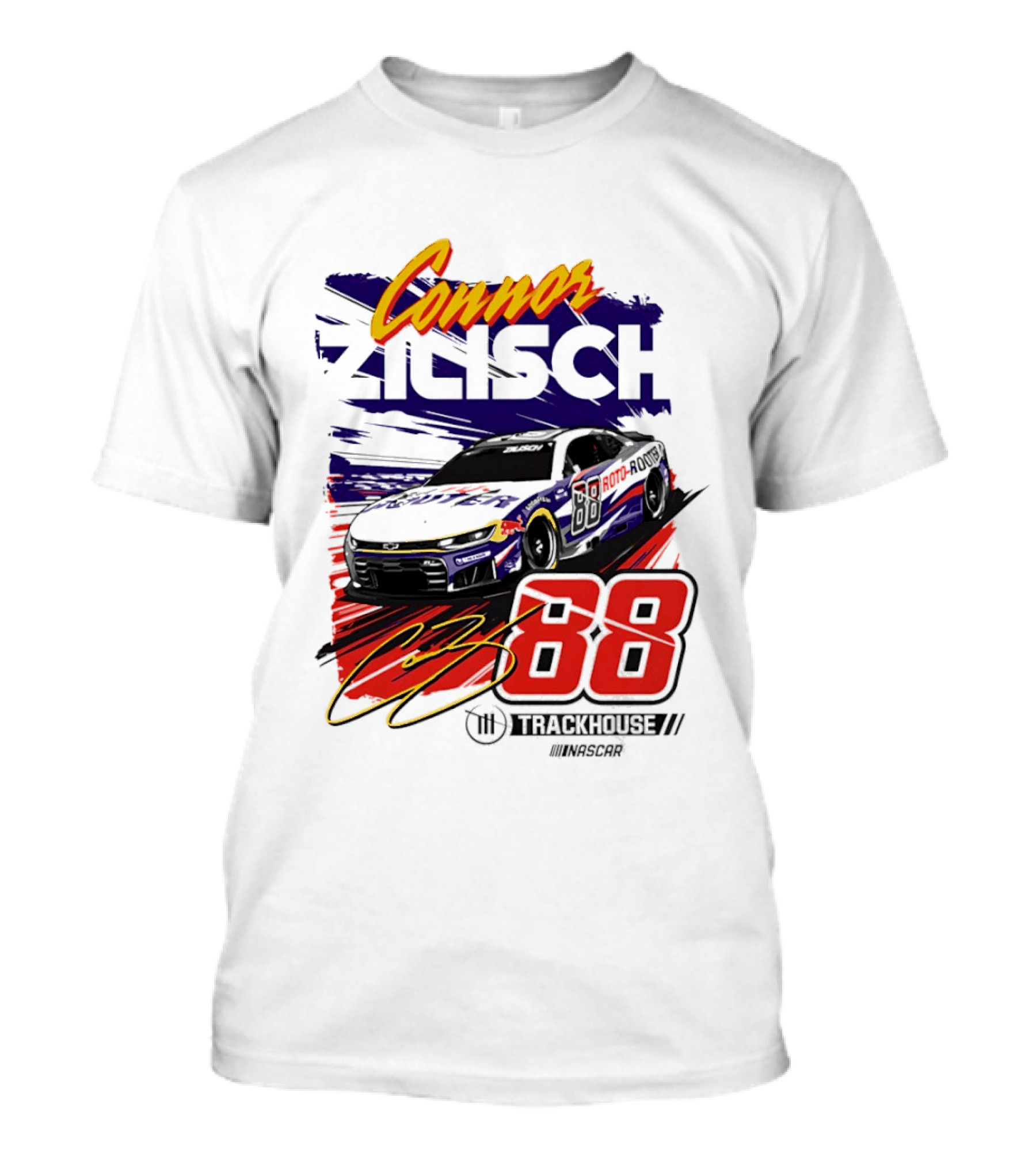 Connor Zilisch 88 Trackhouse Racing NASCAR Chevrolet Camaro Racing Apparel Merch T-Shirt