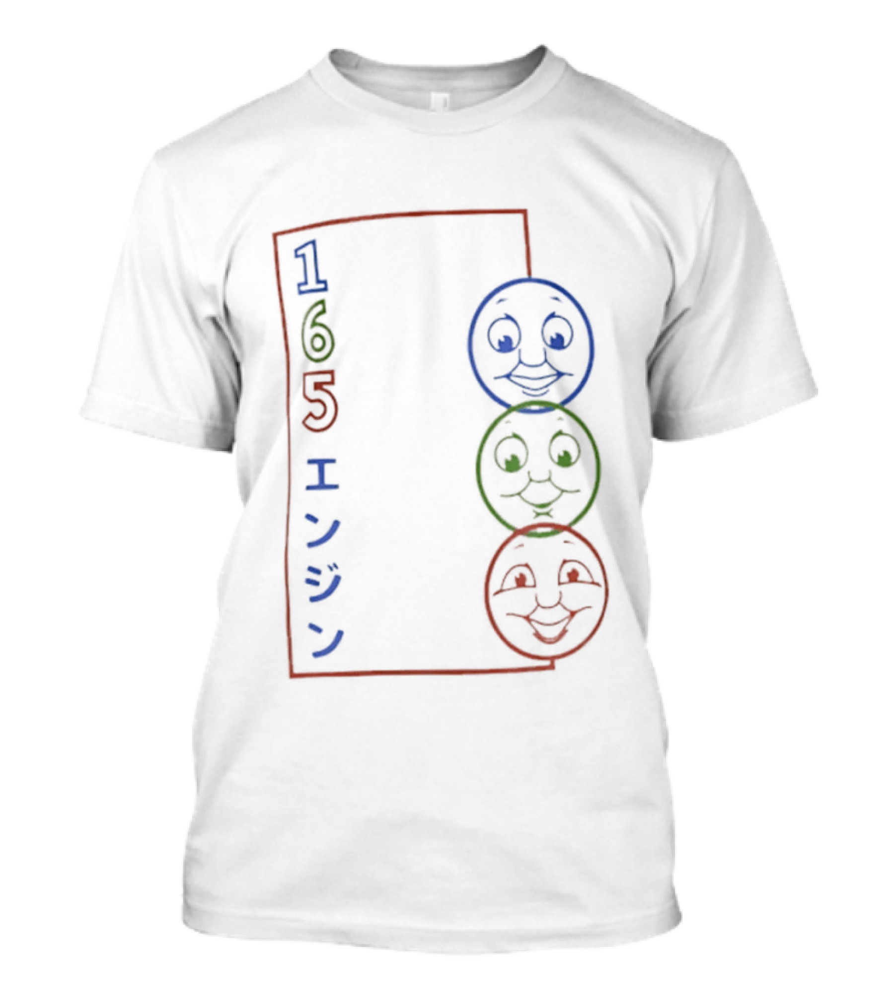 Thomas And Friends 165 Engine Faces Japanese T-Shirt