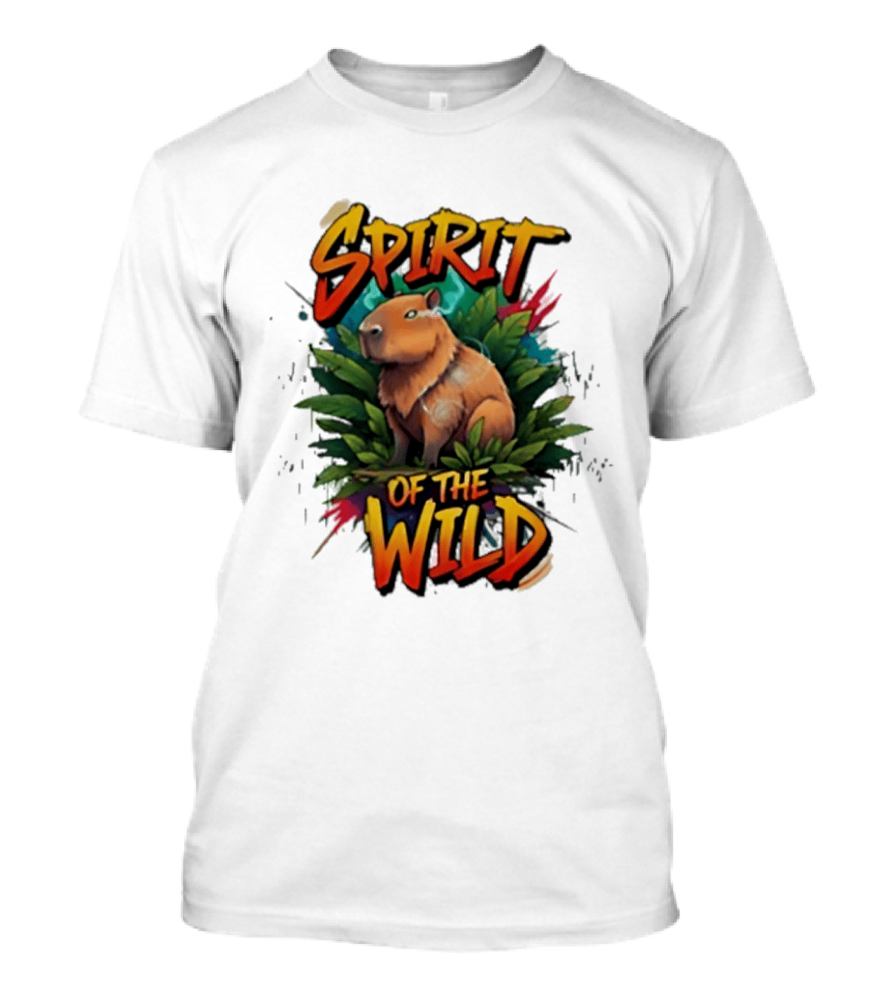 Spirit Of The Wild Capybara Nature Adventure T-Shirt