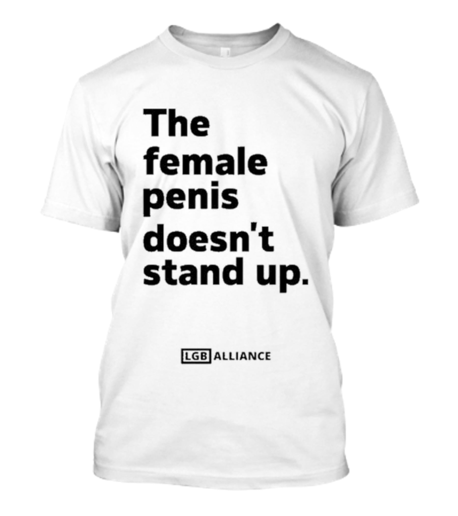 The Female Penis Doesn't Stand Upull LGB Alliance Steven Young T-Shirt
