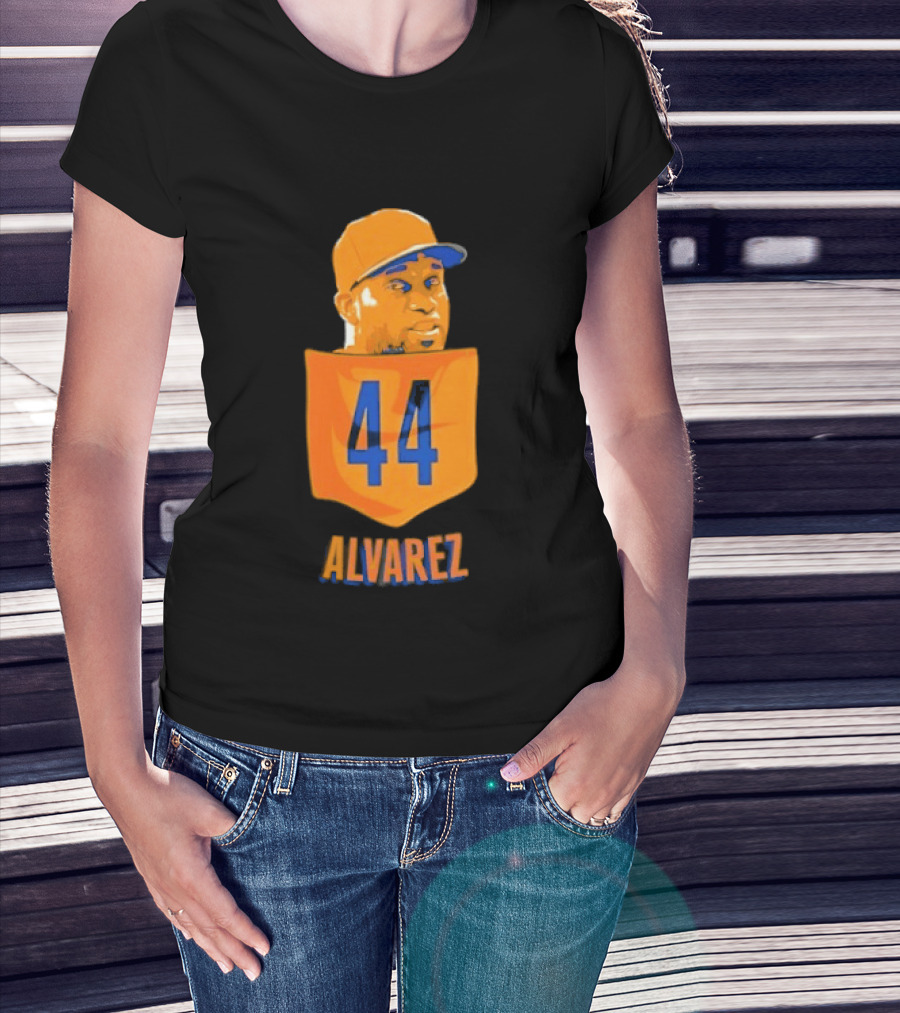 Yordan Alvarez 44 Houston Astros Baseball MLB Pocket Player T-Shirt