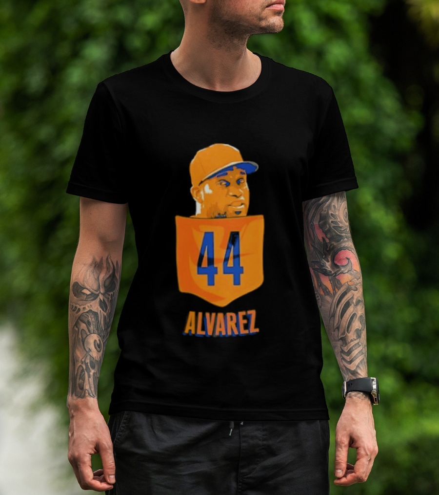 Yordan Alvarez 44 Houston Astros Baseball MLB Pocket Player T-Shirt