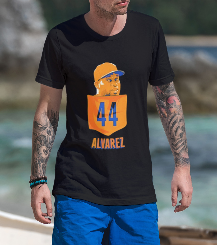 Yordan Alvarez 44 Houston Astros Baseball MLB Pocket Player T-Shirt