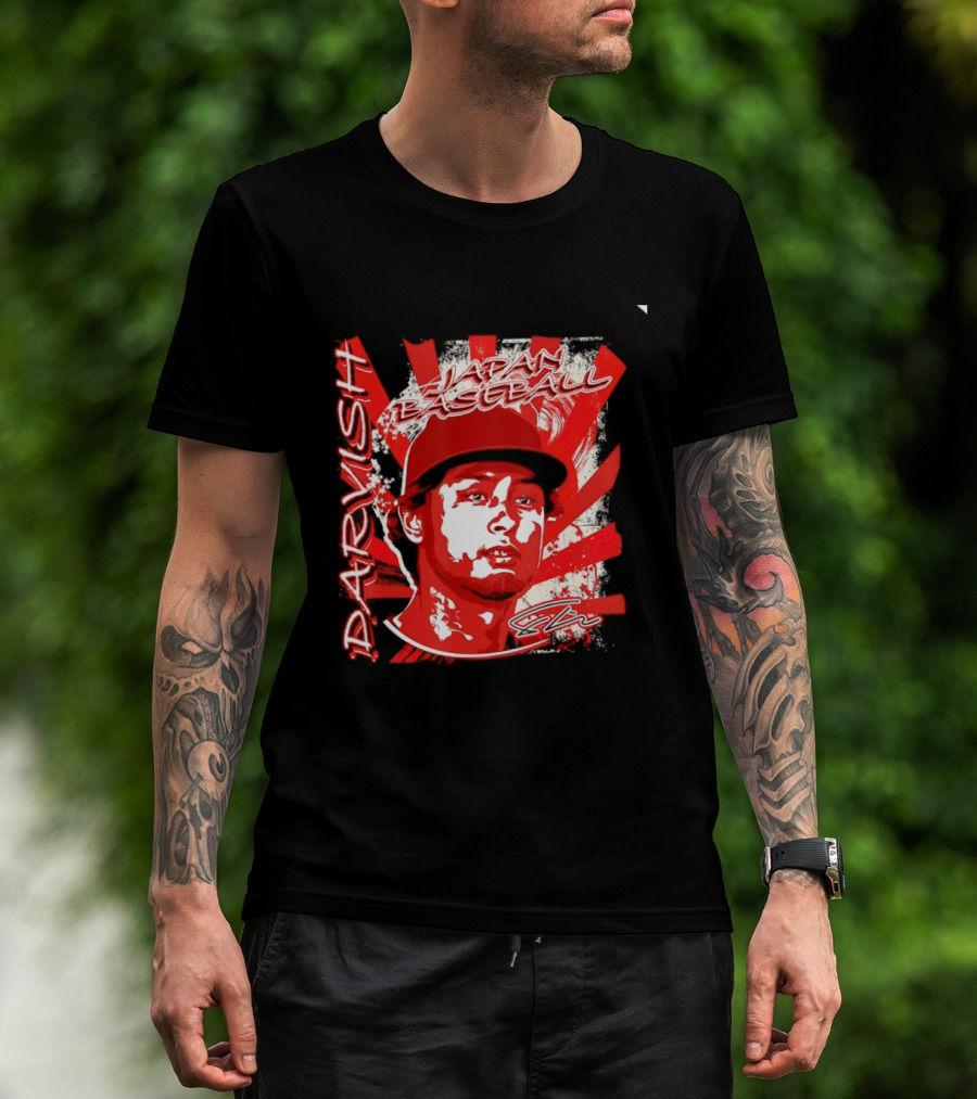 Darvish Japan Baseball MLB International Player Iconic Red T-Shirt