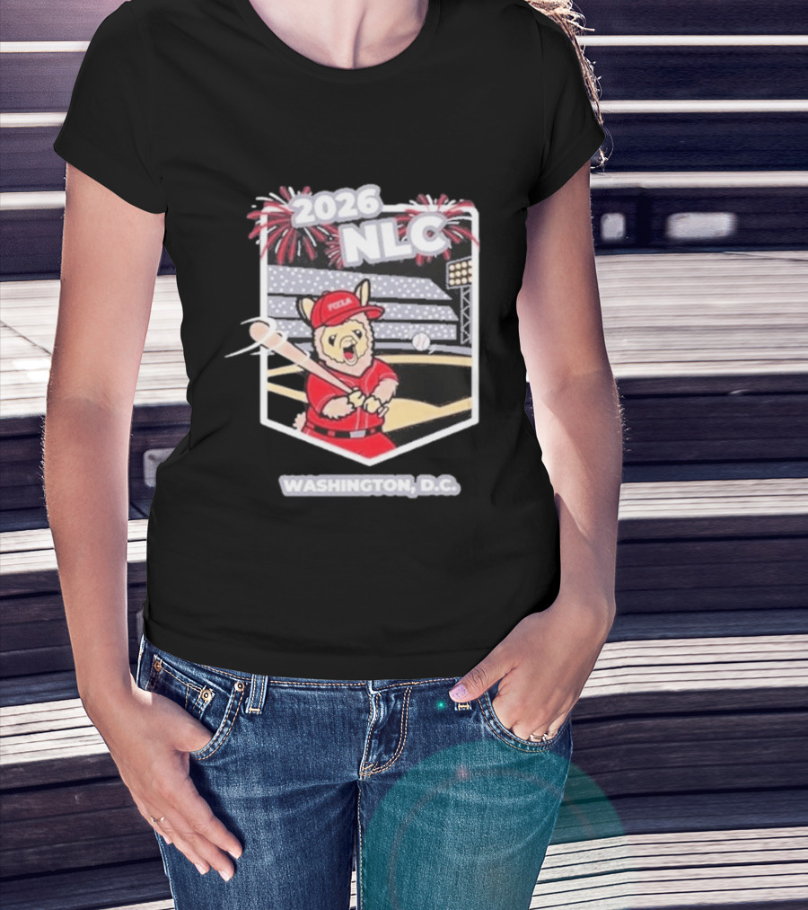 2026 NLC Baseball Llama Stadium Washington DC T-Shirt