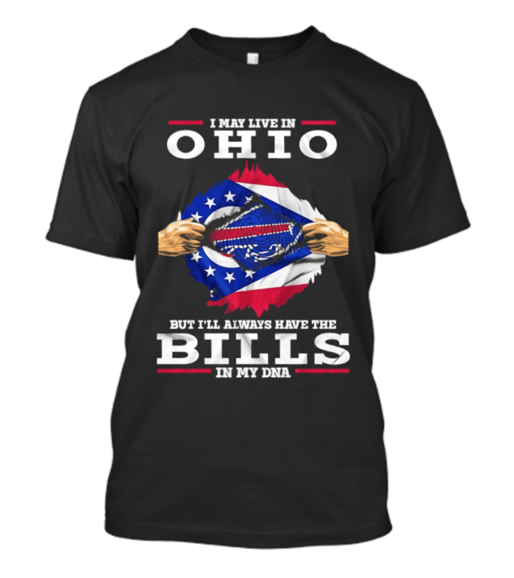 Ohio Pride With Buffalo Bills Spirit In My DNA T-Shirt