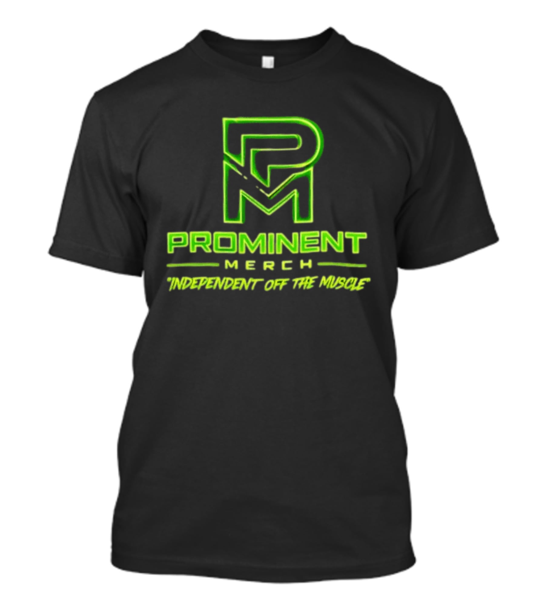 Prominent Merch Independent Off The Muscle Neon Crown T-Shirt
