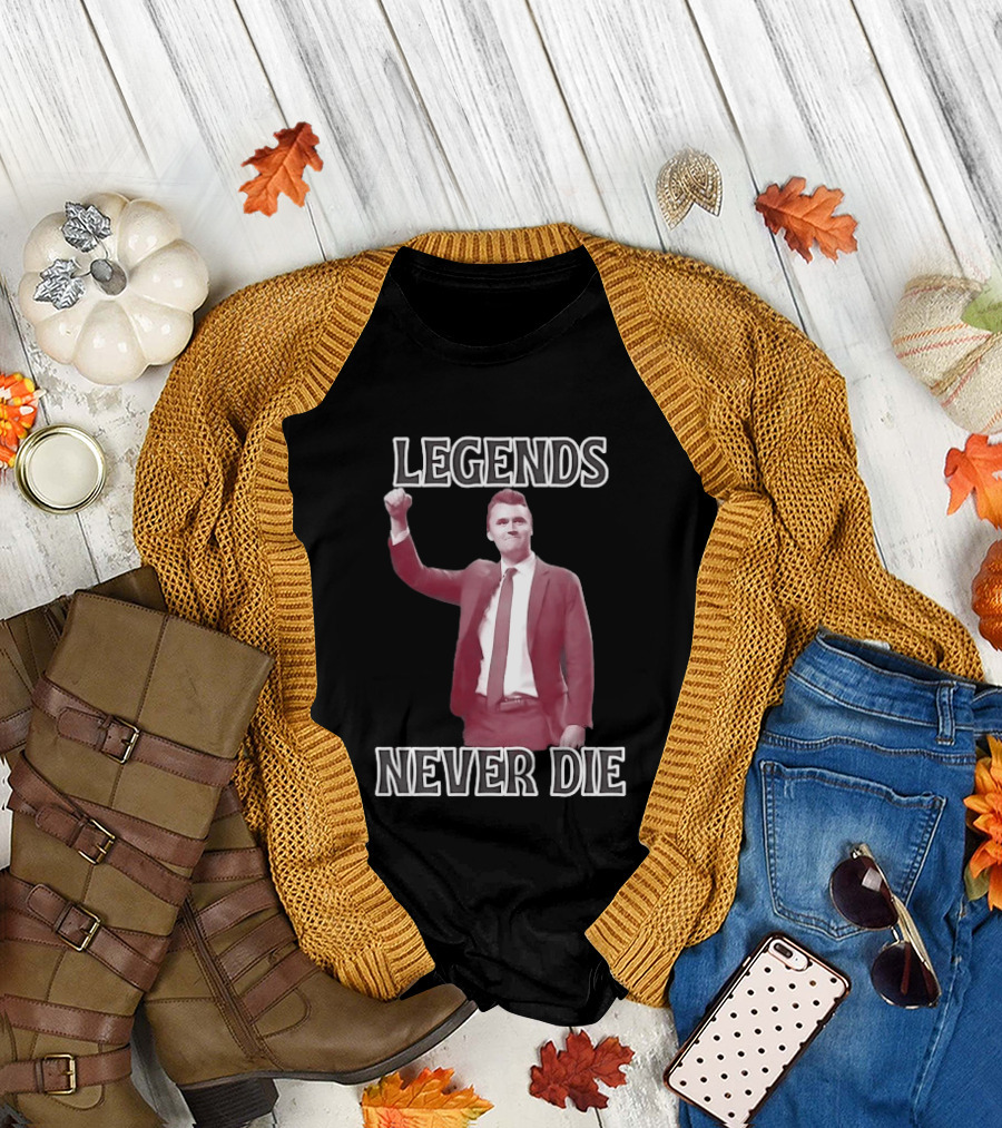 Charlie Kirk Legends Never Die Turning Point USA T-Shirt