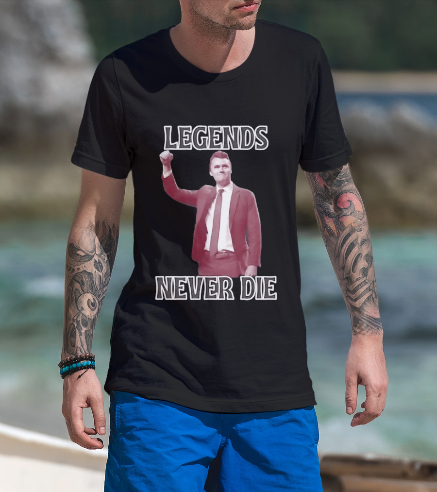 Charlie Kirk Legends Never Die Turning Point USA T-Shirt