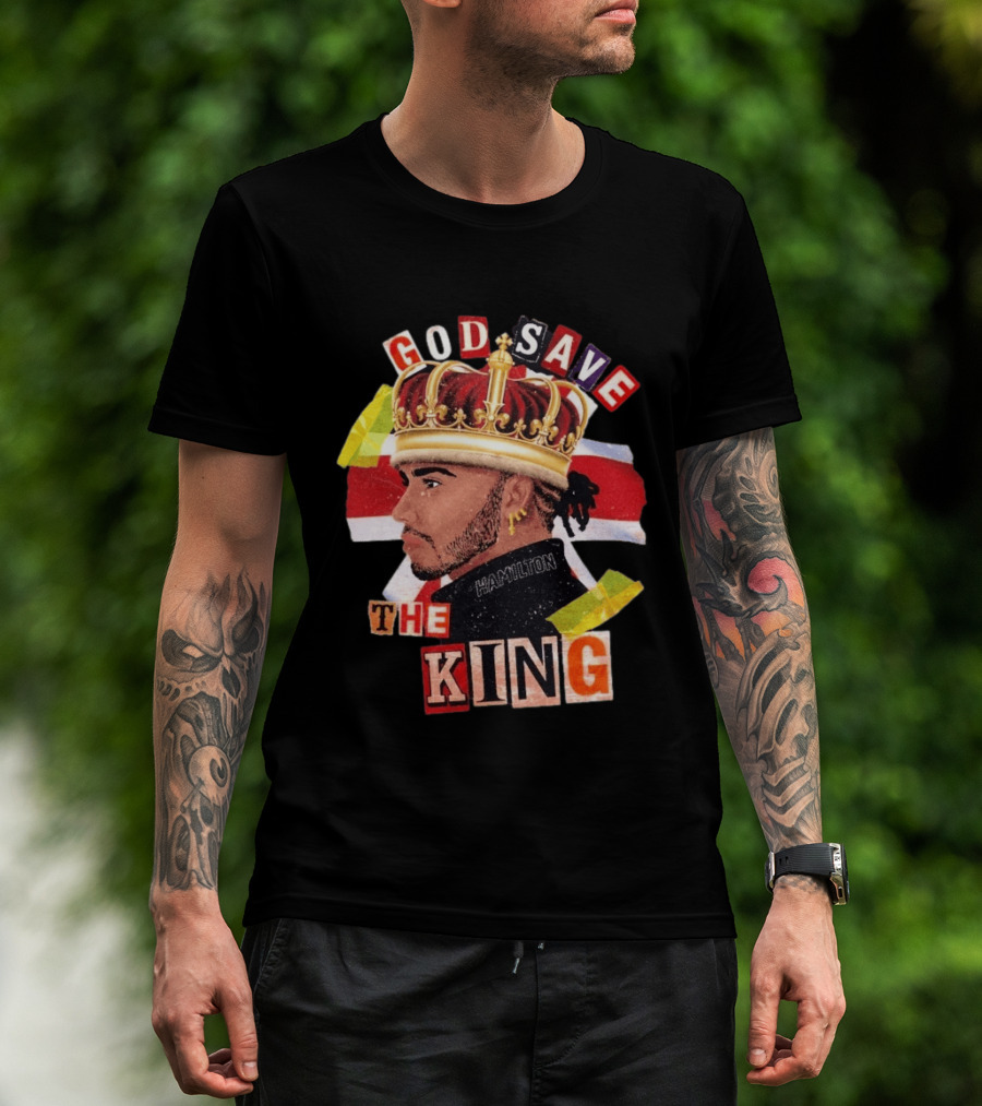 God Save The King Lewis Hamilton Crowned British Champion T-Shirt