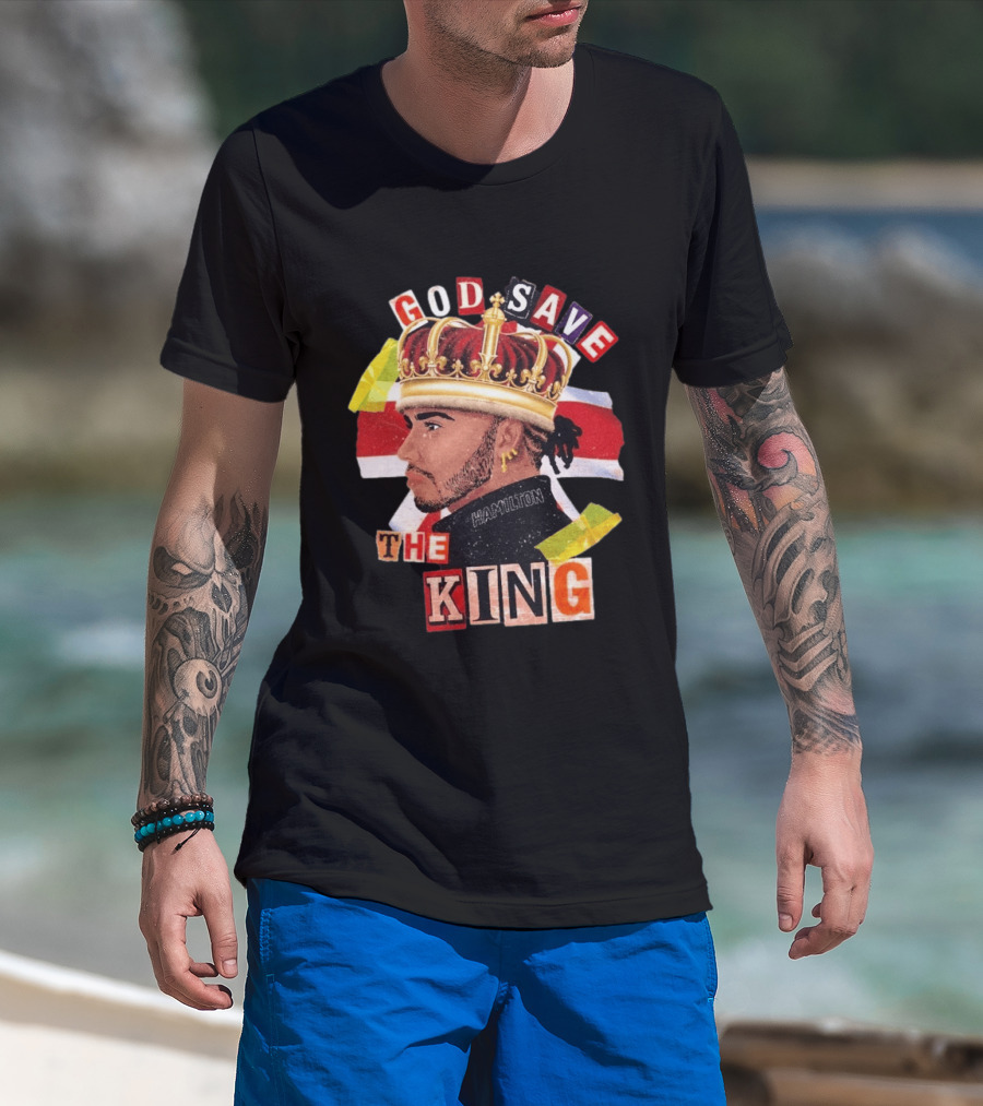God Save The King Lewis Hamilton Crowned British Champion T-Shirt