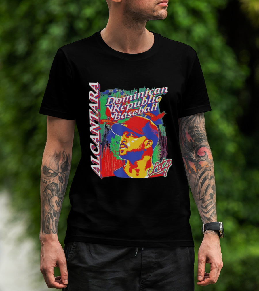 Alcantara Dominican Republic Baseball MLB Sandy T-Shirt