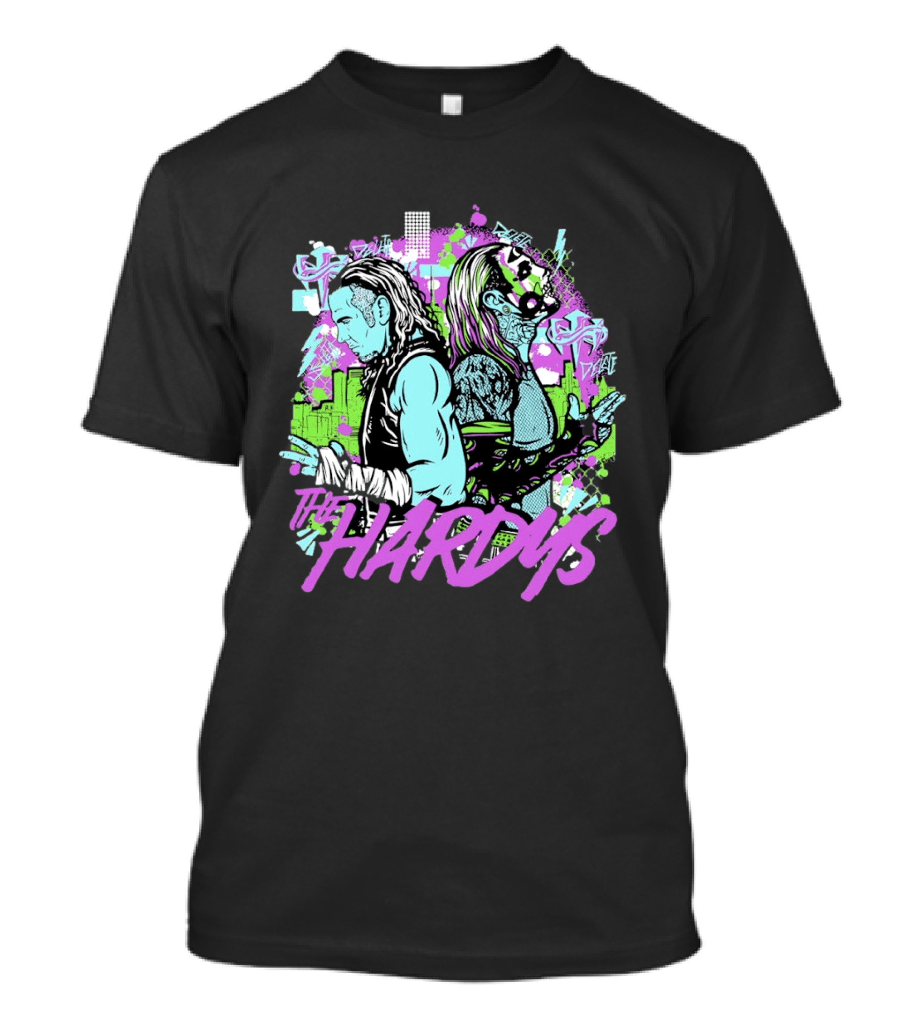 The Hardys Delete Wrestling Matt Hardy Jeff Hardy T-Shirt