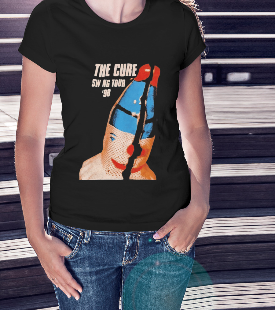The Cure Swing Tour 96 Clown Face T-Shirt