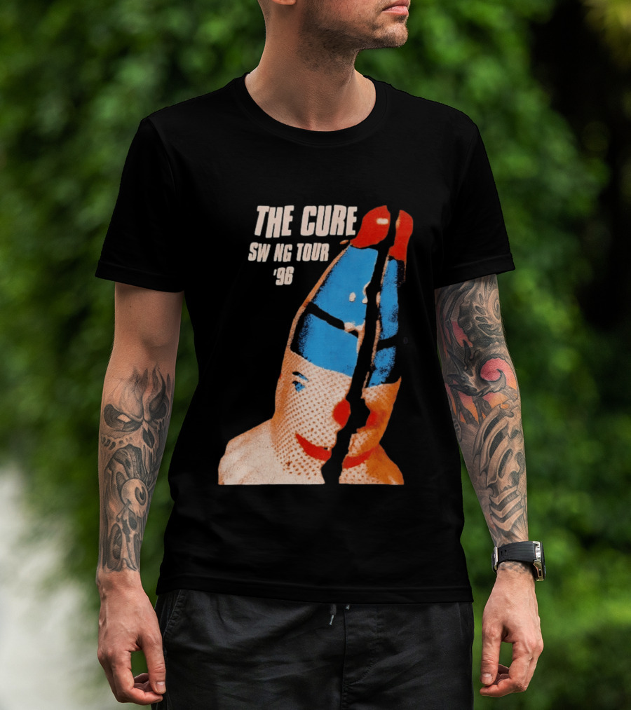 The Cure Swing Tour 96 Clown Face T-Shirt
