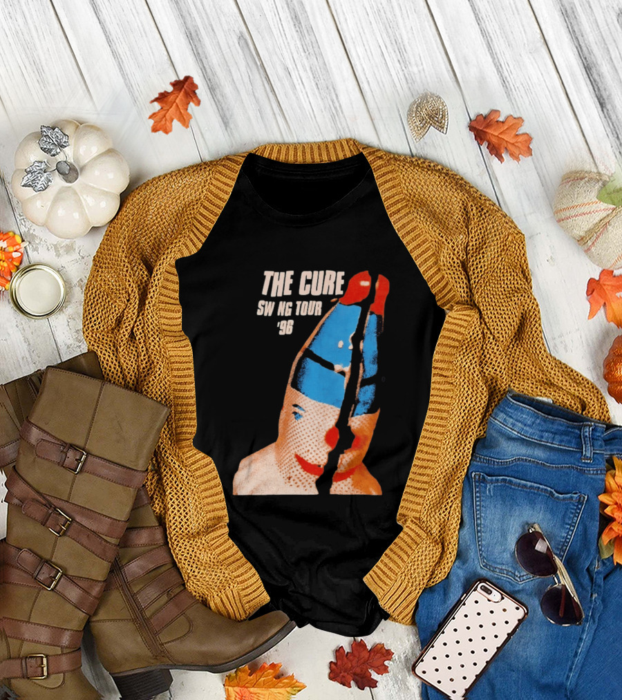 The Cure Swing Tour 96 Clown Face T-Shirt