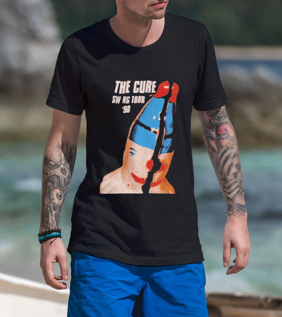 The Cure Swing Tour 96 Clown Face T-Shirt