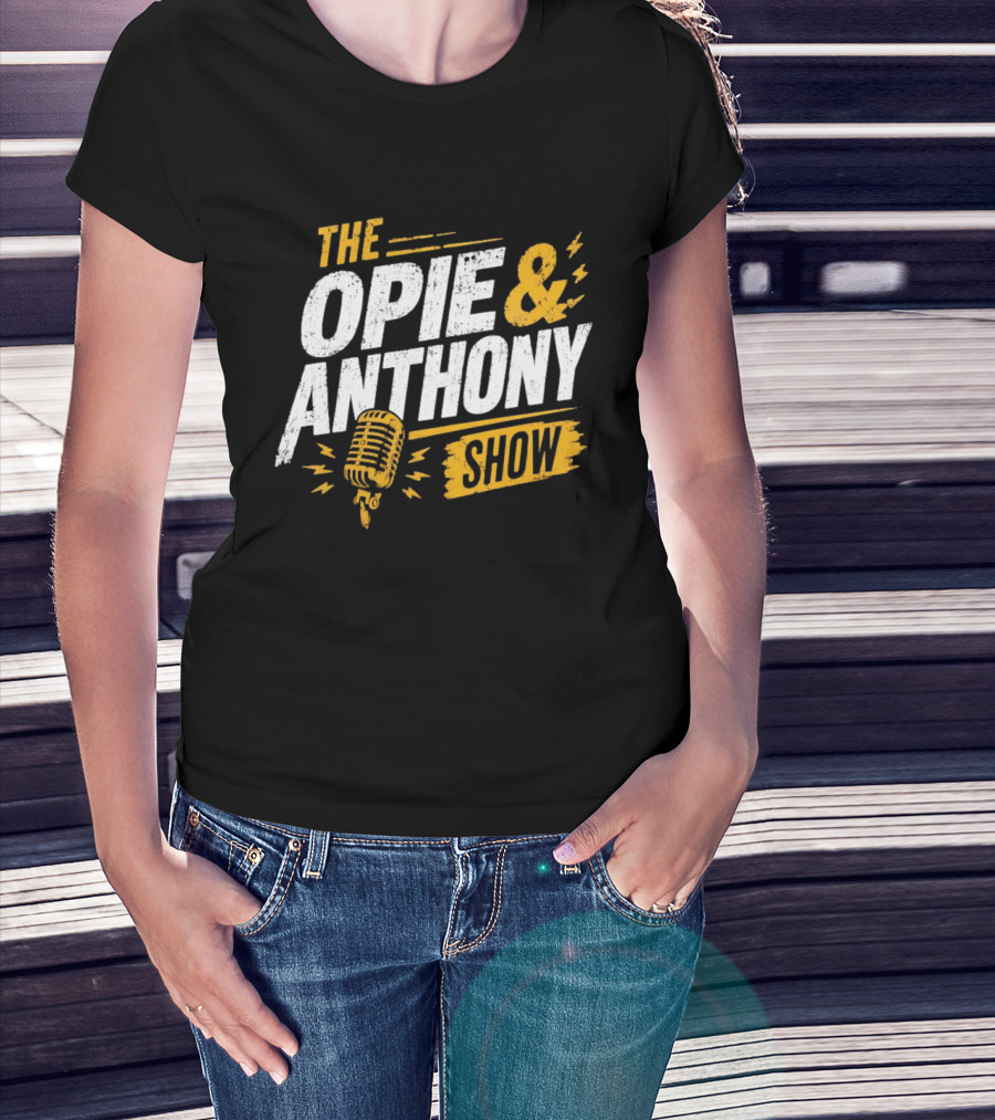 The Opie And Anthony Show Podcast Microphone T-Shirt