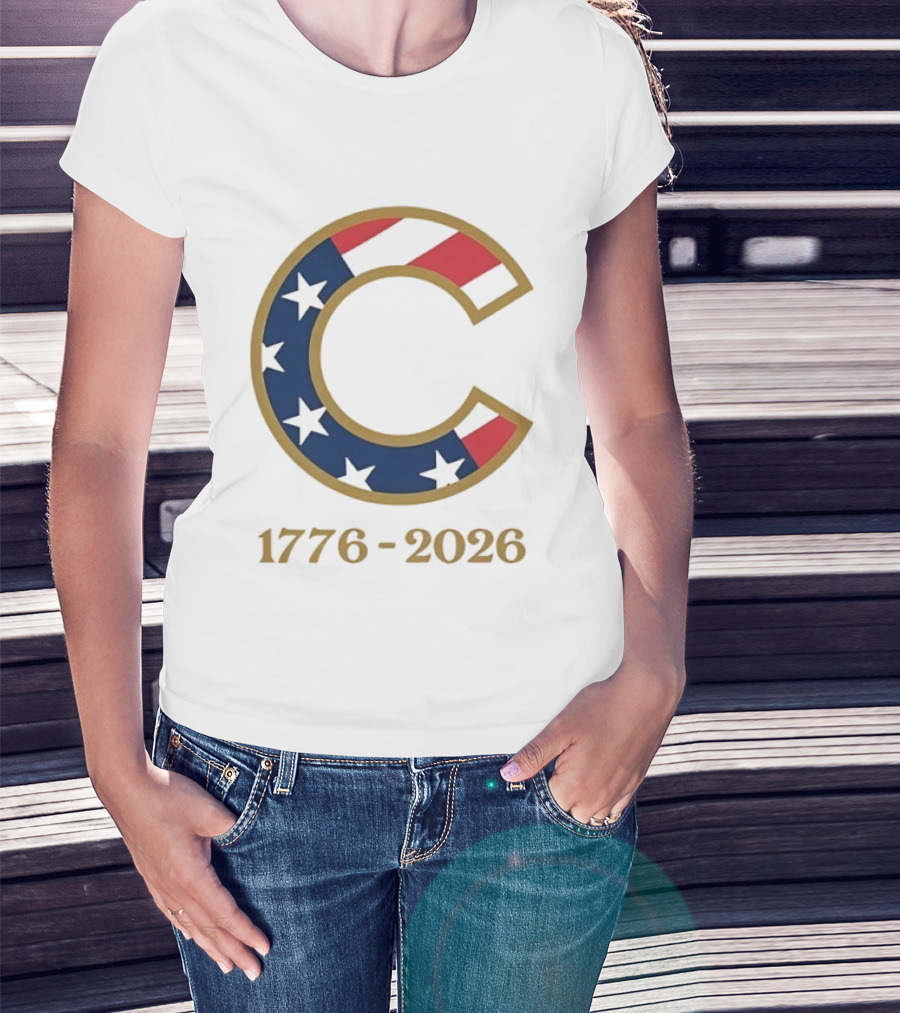 Chicago Cubs 1776 2026 Stars Stripes Fourth Of July MLB Anniversary T-Shirt