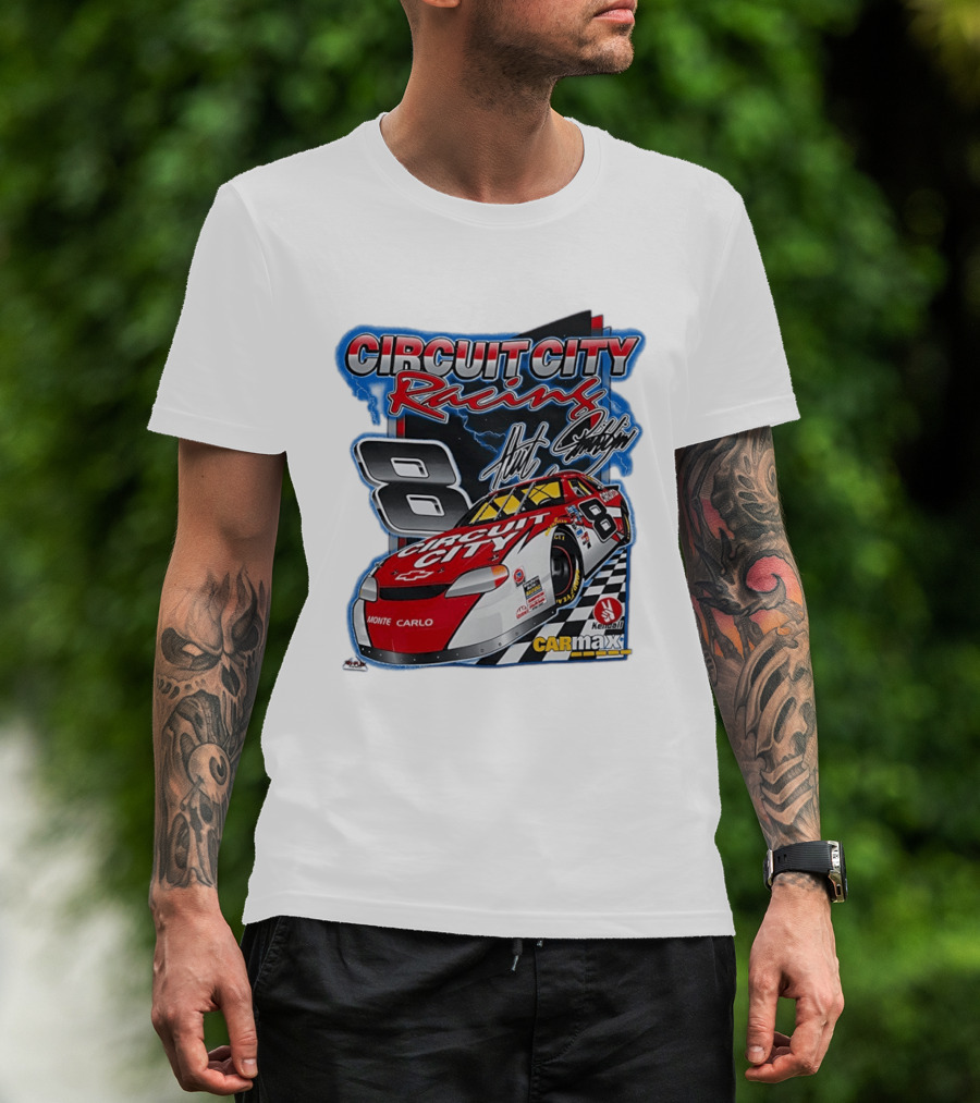 Circuit City Racing Monte Carlo 8 Chevrolet Carmax Kendall NASCAR T-Shirt