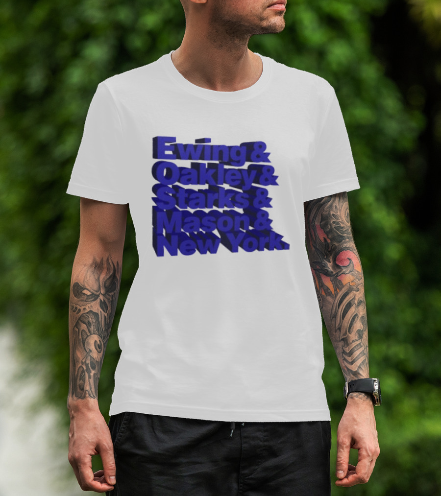 Ewing Oakley Starks Mason New York Knicks Legends T-Shirt