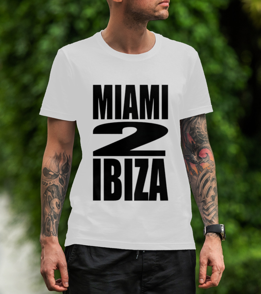 Miami 2 Ibiza Nightclub Party Vibes Electronic Dance Music T-Shirt