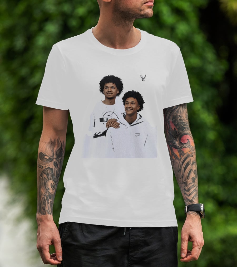 Nate Ament Brayden Burries Milwaukee Bucks Basketball Nike Step Brothers T-Shirt
