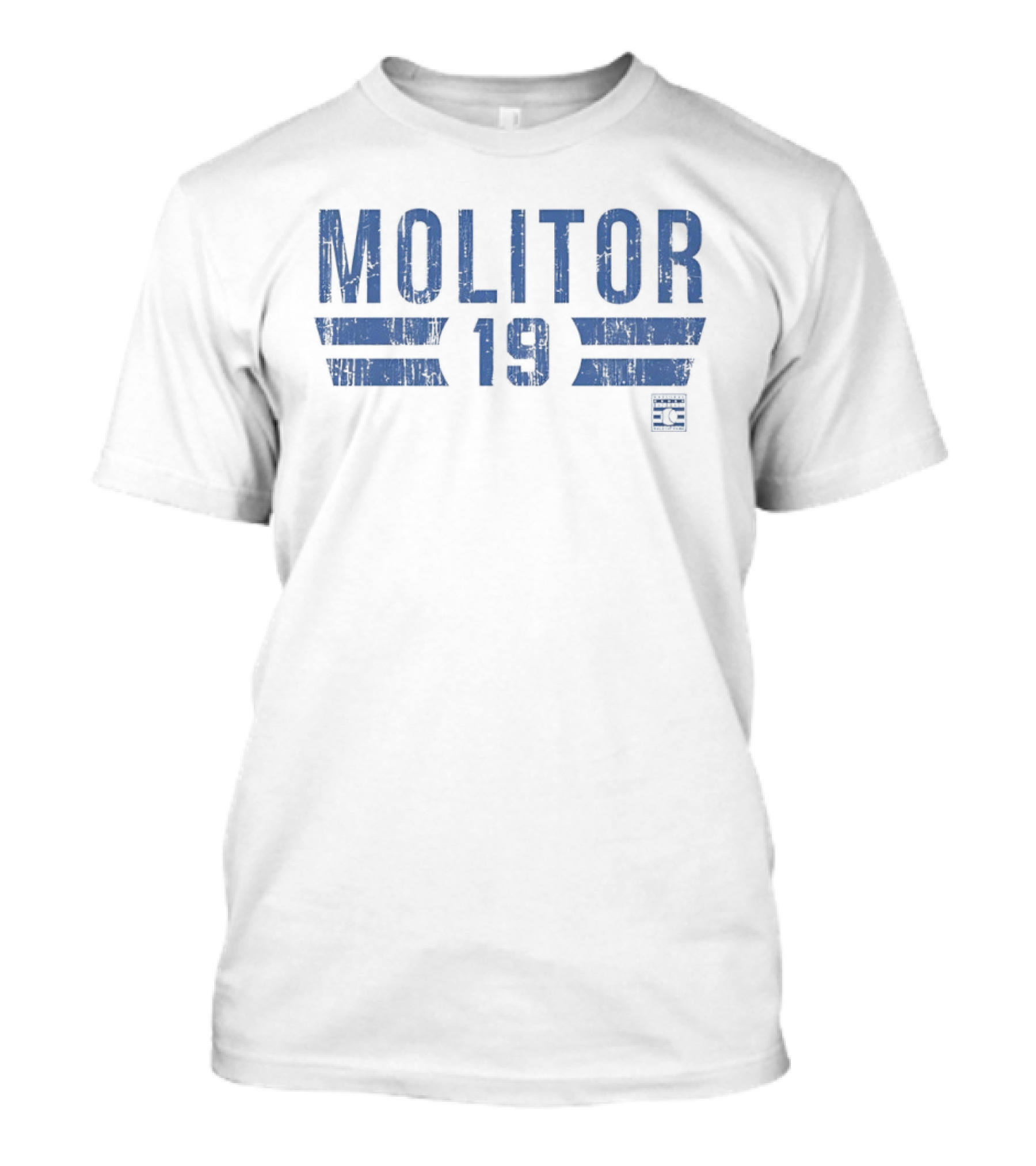 Molitor 19 Toronto Blue Jays HOF Name And Number T-Shirt