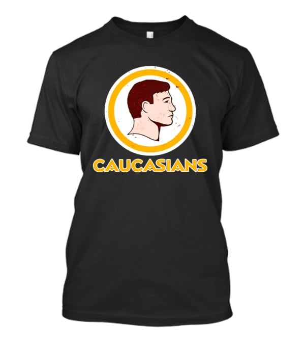 Caucasians Satire Humor Sports Team T-Shirt
