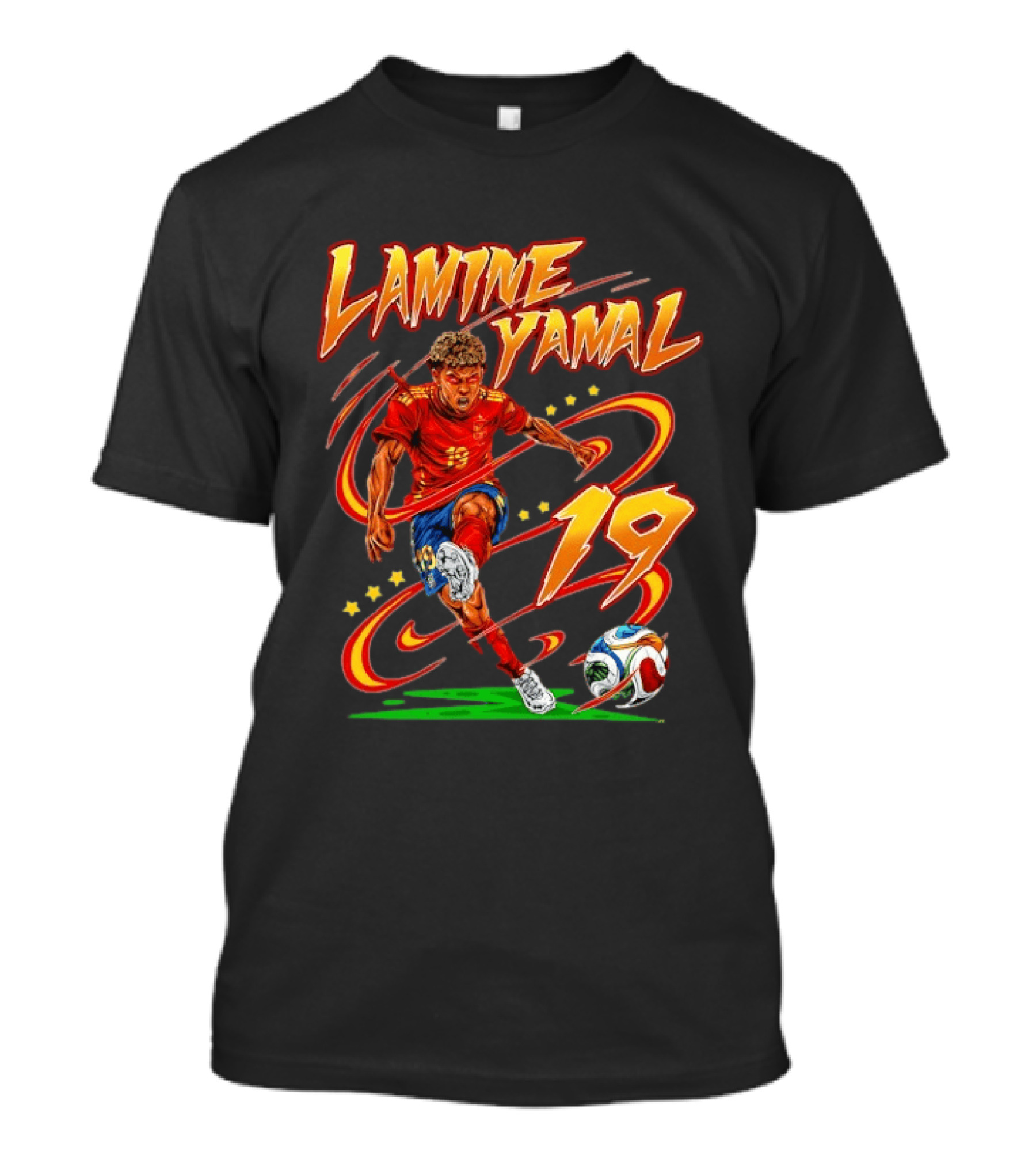Lamine Yamal Spain National Football Team 19 Soccer Star T-Shirt