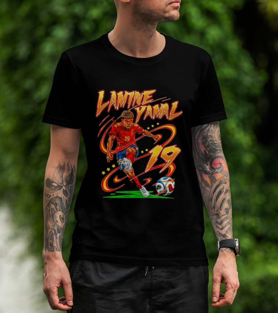 Lamine Yamal Spain National Football Team 19 Soccer Star T-Shirt