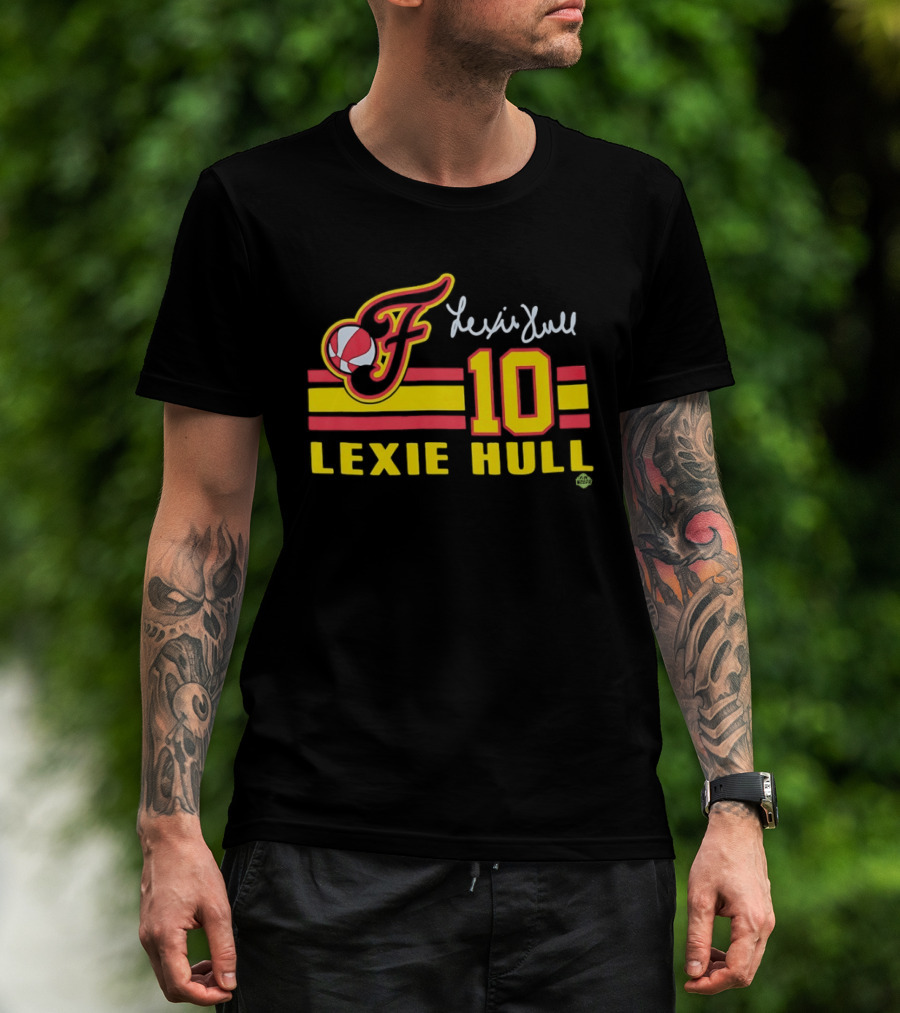 Lexie Hull 10 Indiana Fever WNBA Basketball T-Shirt