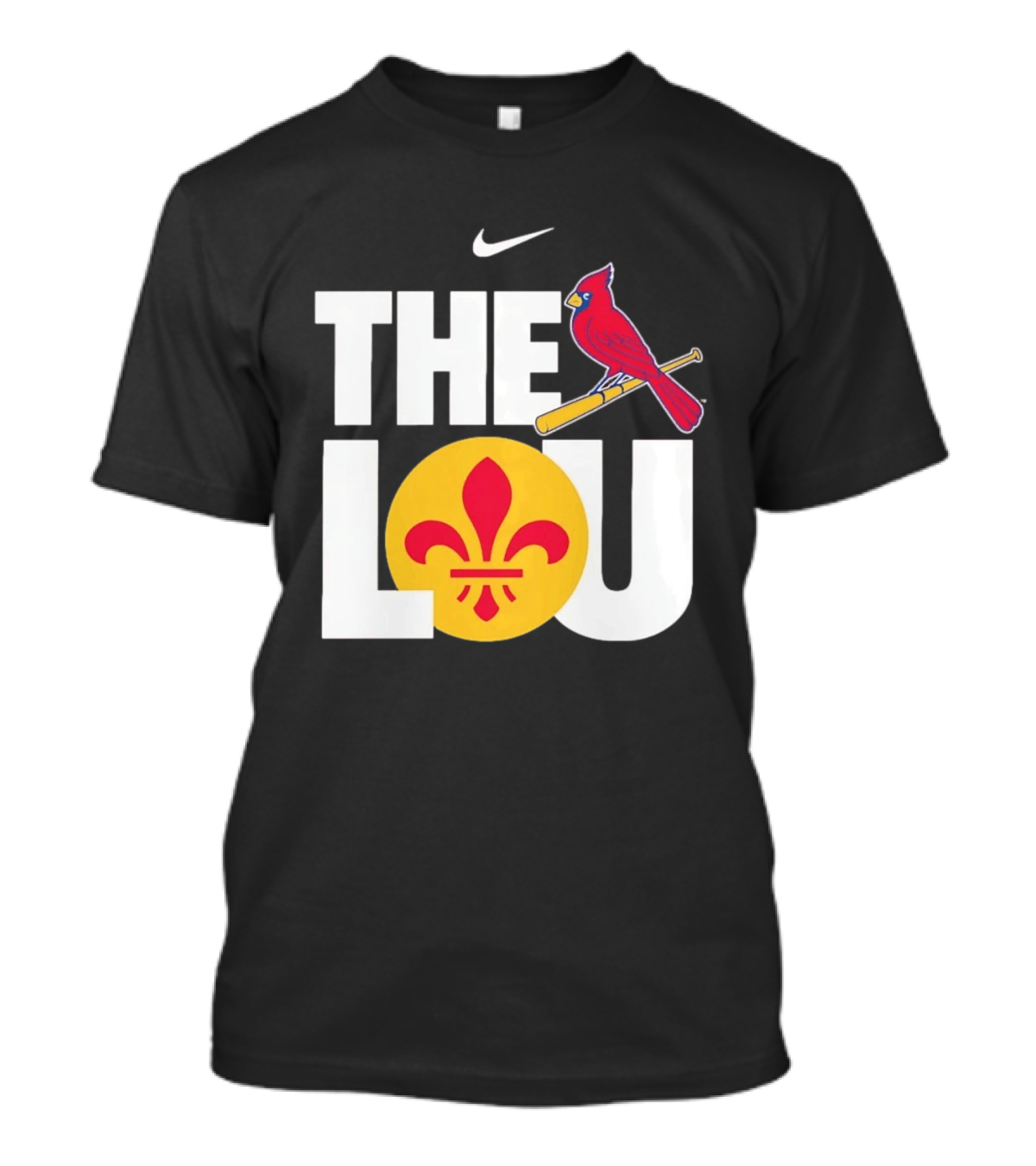 Nike St. Louis Cardinals The Lou Fleur De Lis Classic Baseball Fan Gear T-Shirt