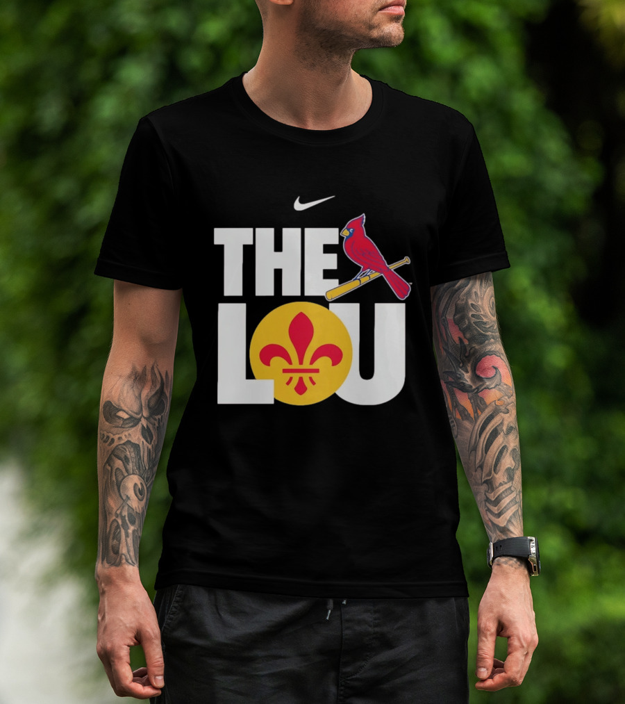 Nike St. Louis Cardinals The Lou Fleur De Lis Classic Baseball Fan Gear T-Shirt