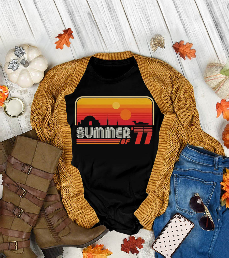 Summer of '77 Retro Sunset Vibes T-Shirt