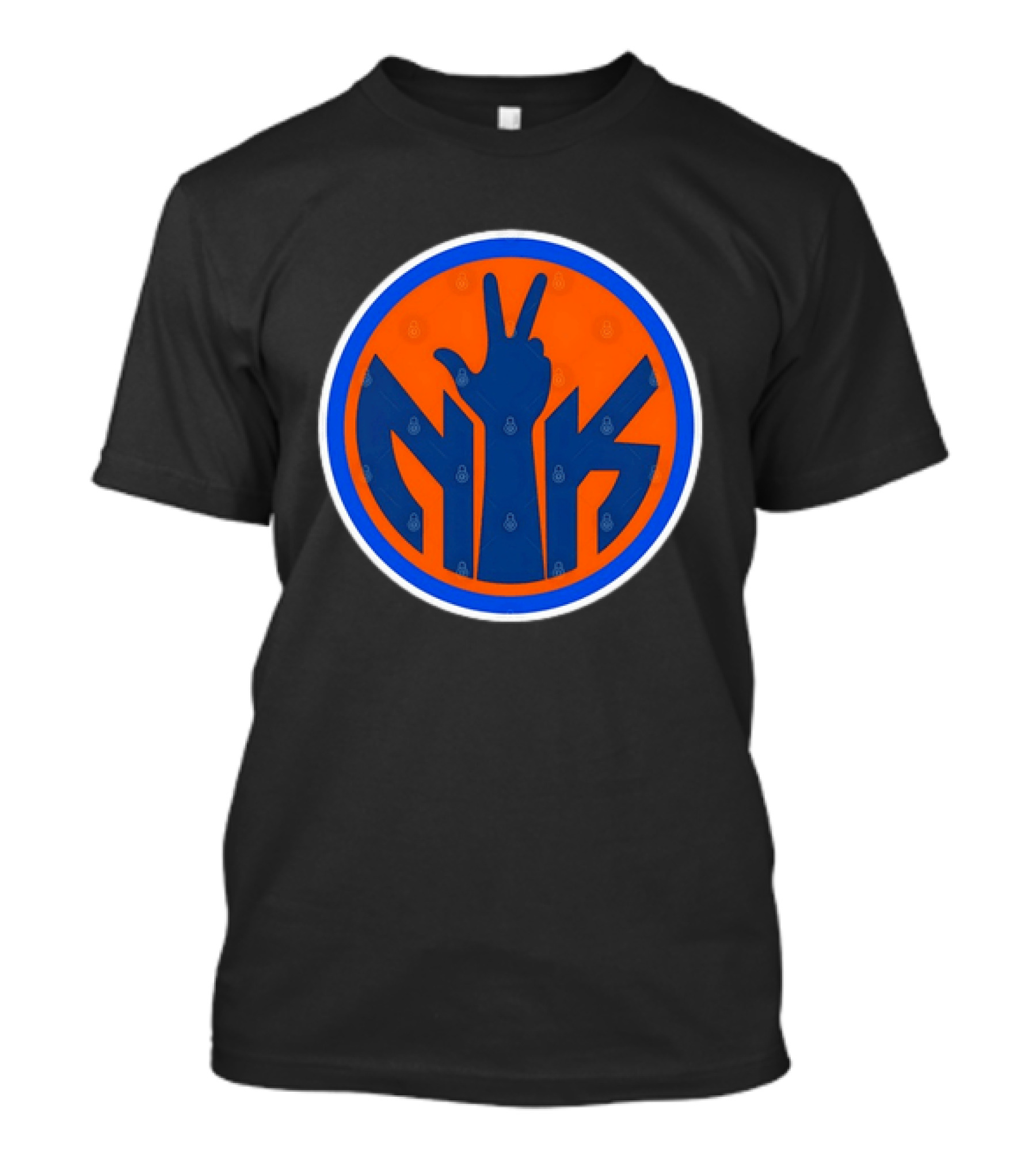 New York Knicks NK Hand Sign Peace Gesture NBA Fan T-Shirt