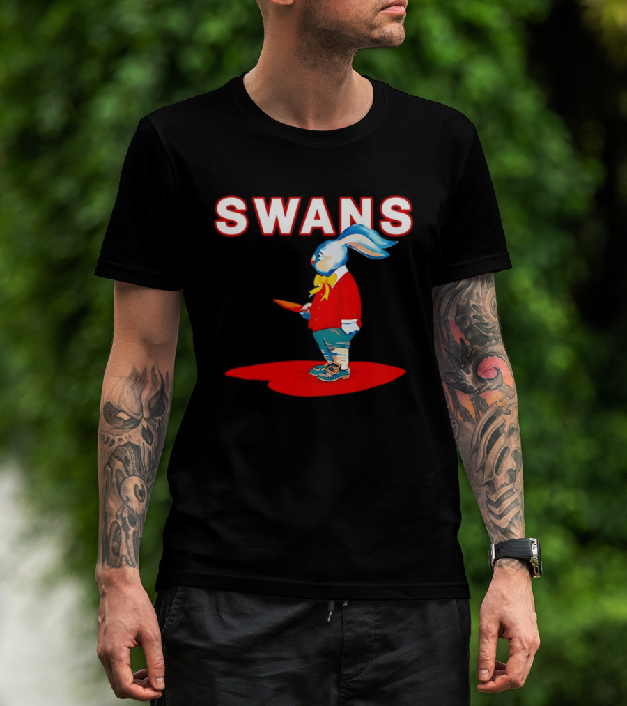Swans Rabbit With Carrot Red Suit Michael Gira T-Shirt