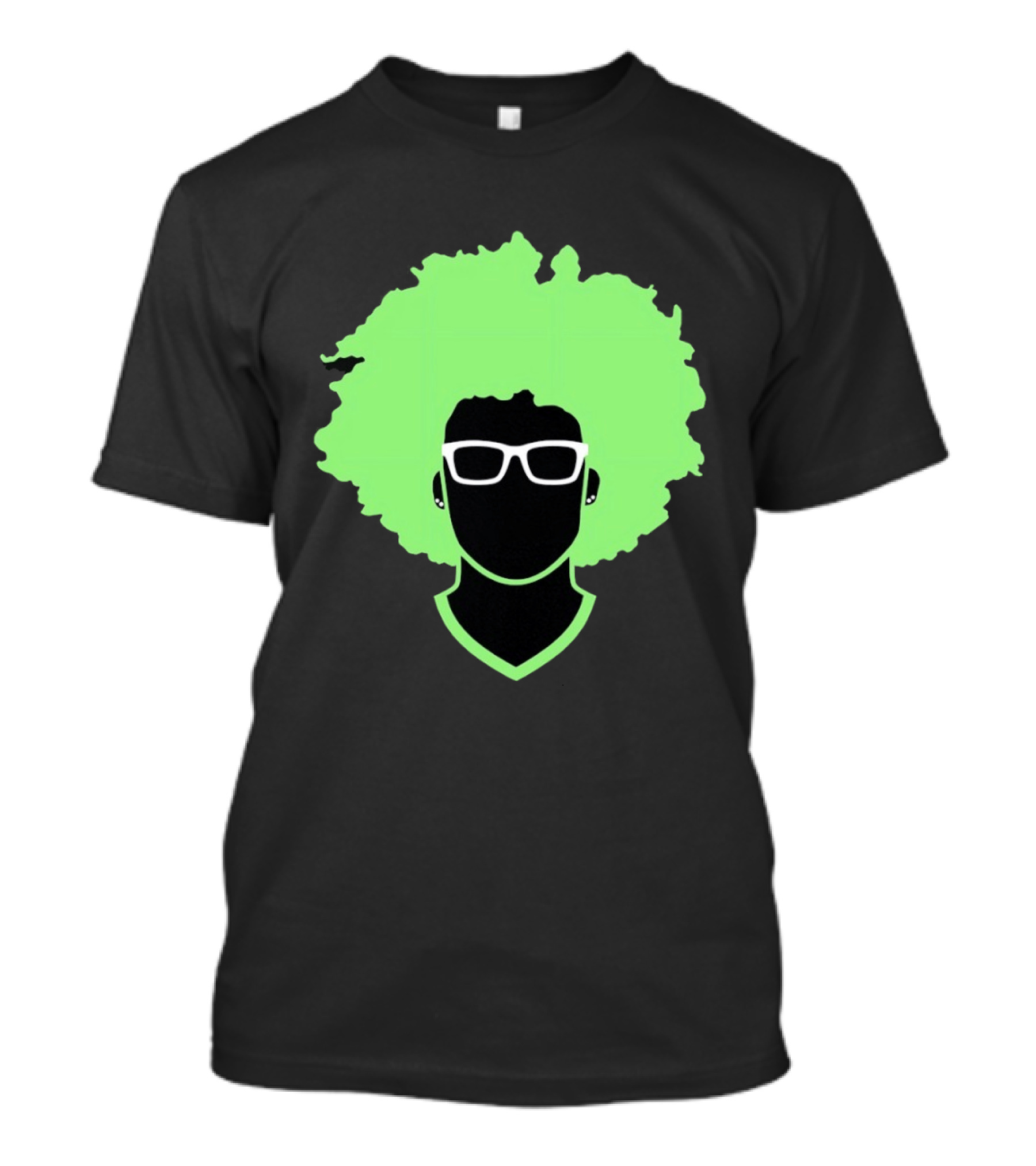 Olivia Miles Neon Afro Glasses Outline Minnesota Lynx T-Shirt