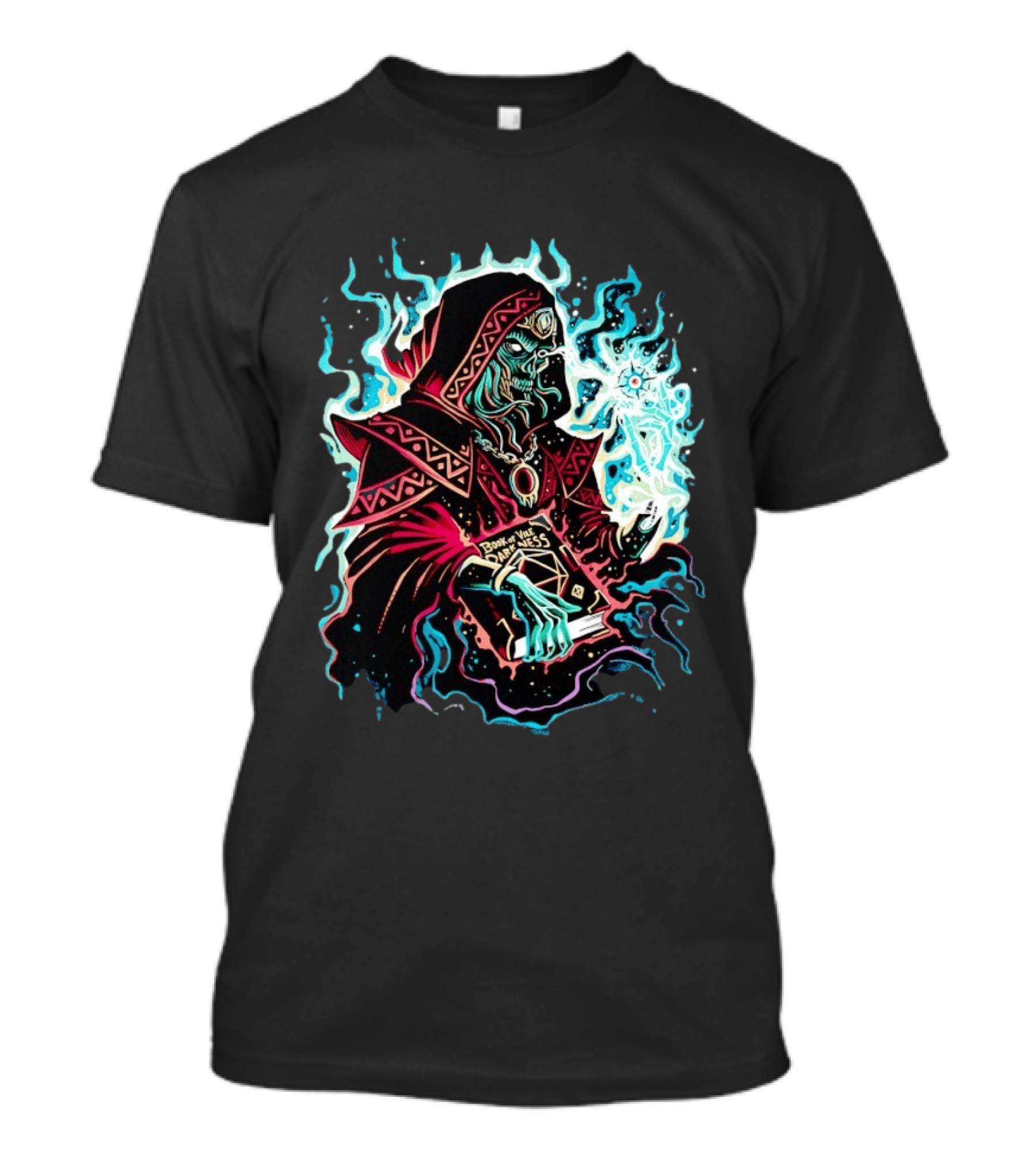 The Arch Lich Archlich Book Of Darkness Magic Dungeons And Dragons T-Shirt