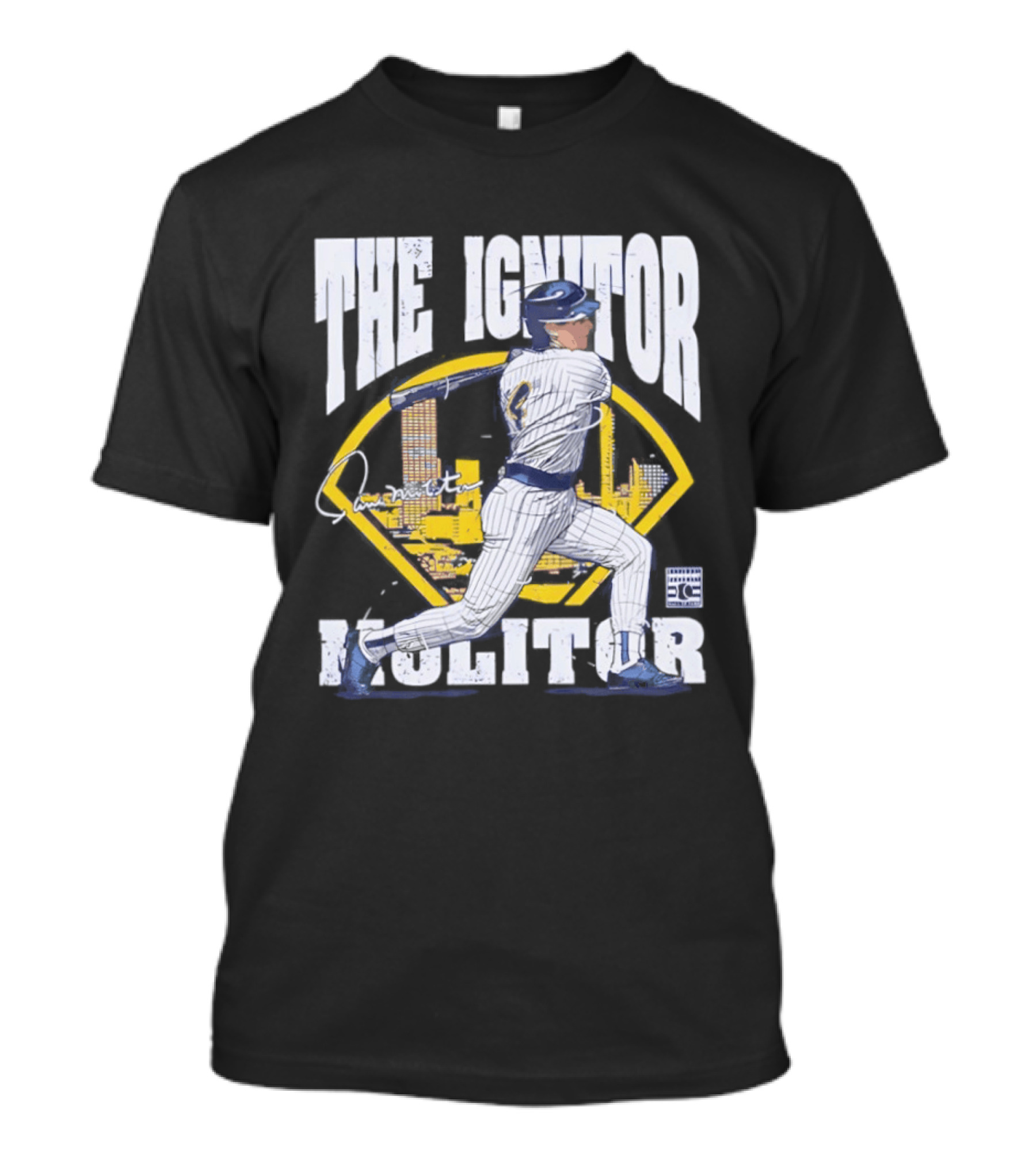 Paul Molitor The Ignitor Milwaukee Brewers HOF Baseball Legend T-Shirt
