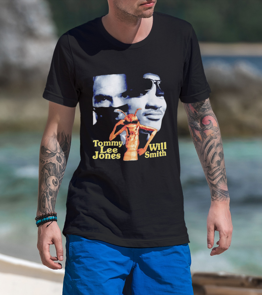 Tommy Lee Jones Will Smith Alien Men In Black T-Shirt