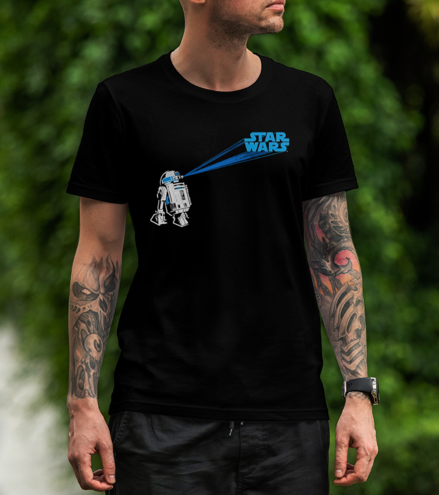 Star Wars R2D2 Projection T-Shirt