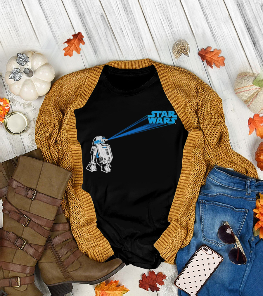 Star Wars R2D2 Projection T-Shirt